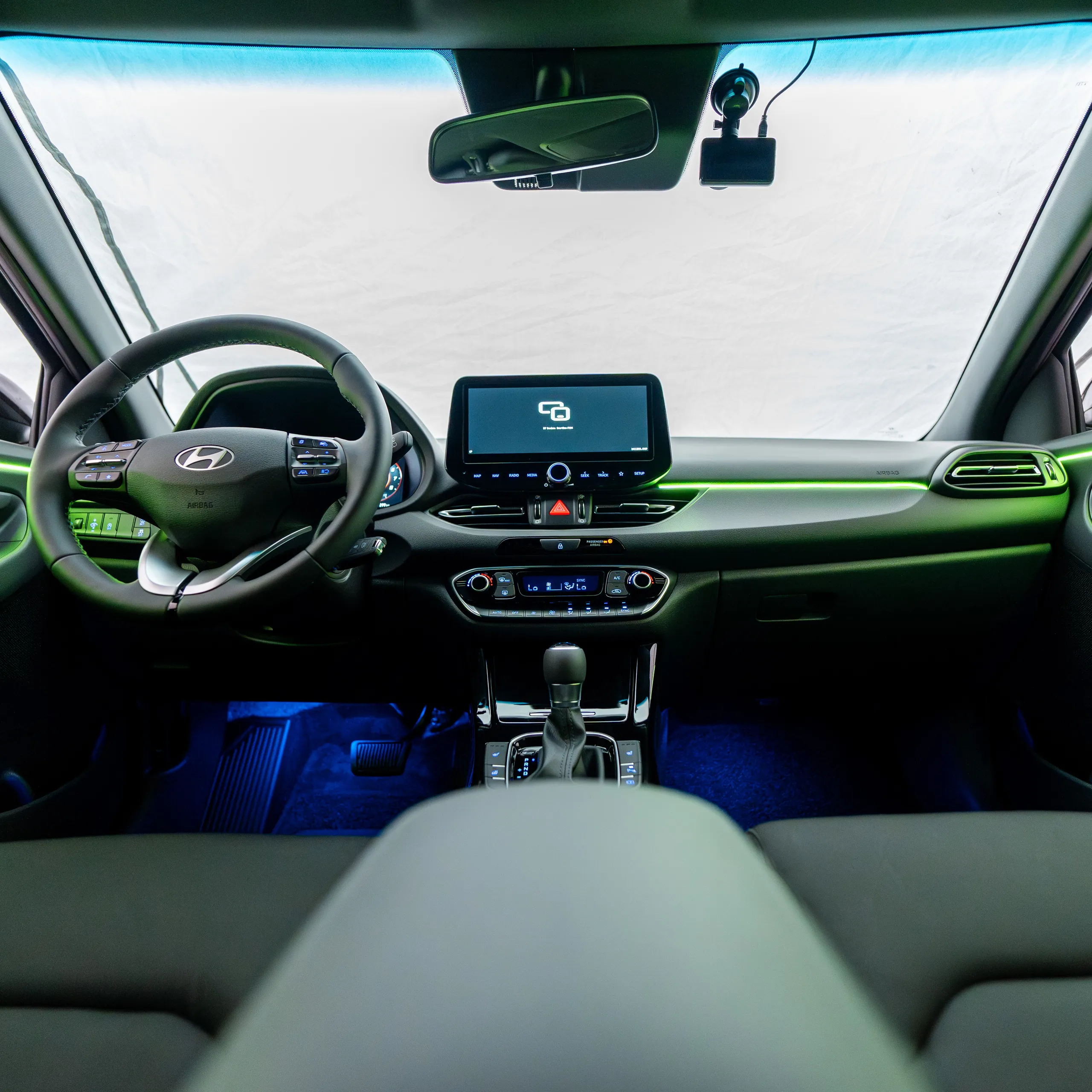 Hyundai i30N Ambientebeleuchtung LED Lichtleisten Cockpit