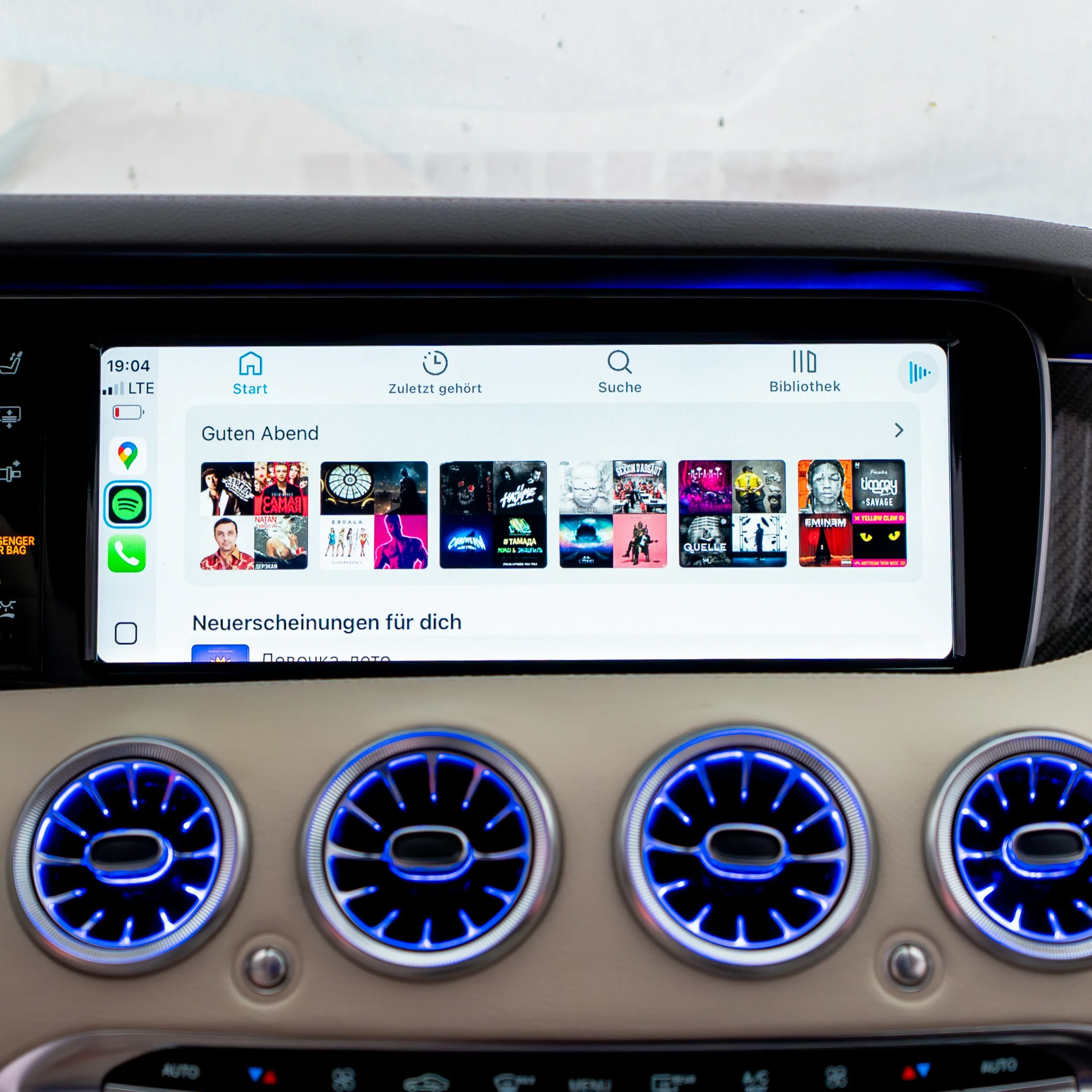 Original Apple CarPlay im Mercedes S-Klasse W222 ohne Zusatzhardware